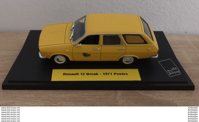 Renault 12 break 1971 Postes 1:43