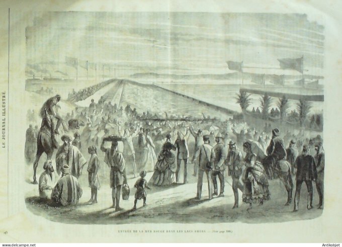 Le journal illustré 1869 n°305 Indonésie Djokjokarta Sultan Soura