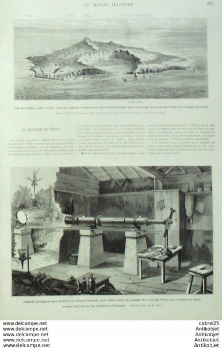 Le Monde illustré 1874 n°922 Italie San Remo Reine Russie Espagne San Sebastien Victorien Sardou Ind