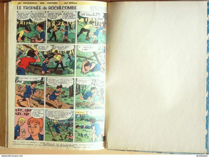 Album Spirou 68 Dupuis (n°1061-1070) 1958 (14-08 au 18-10) Eo Complet