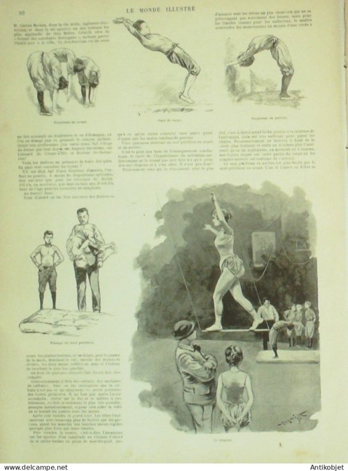 Le Monde illustré 1896 n°2054 Havre (76) Sissonne (02) Dr Desprès Russie Devedeix