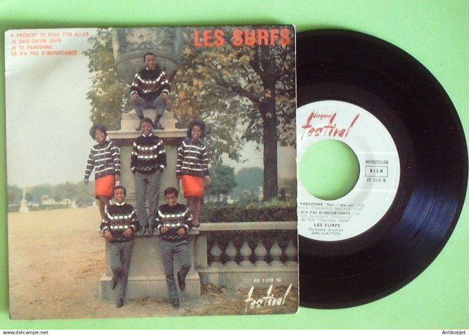 Les Surfs 45T EP A présent tu peux t'en aller 1964