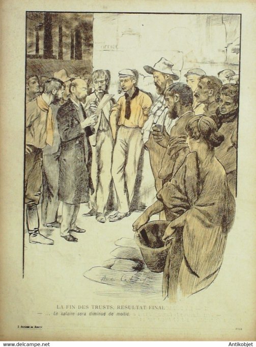 L'Assiette au beurre 1903 # 139 Les Trusts Cahard André