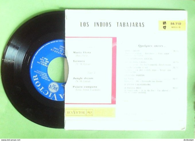Los Indios Tbajaras 45T EP Maria Elena 1963
