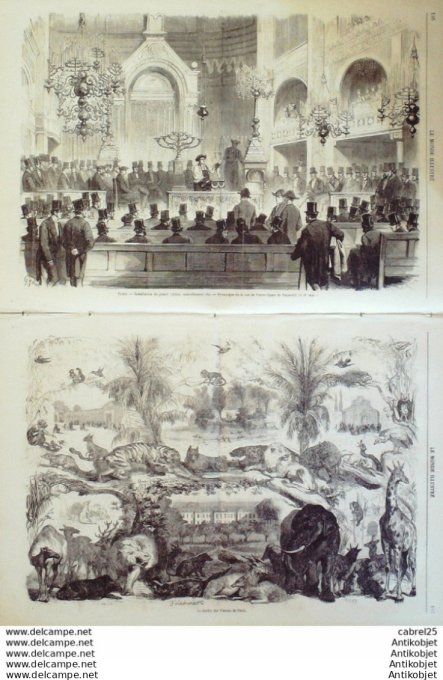 Le Monde illustré 1867 n°520 St Domingue Santo Domingo Italie Riva lac de Garde