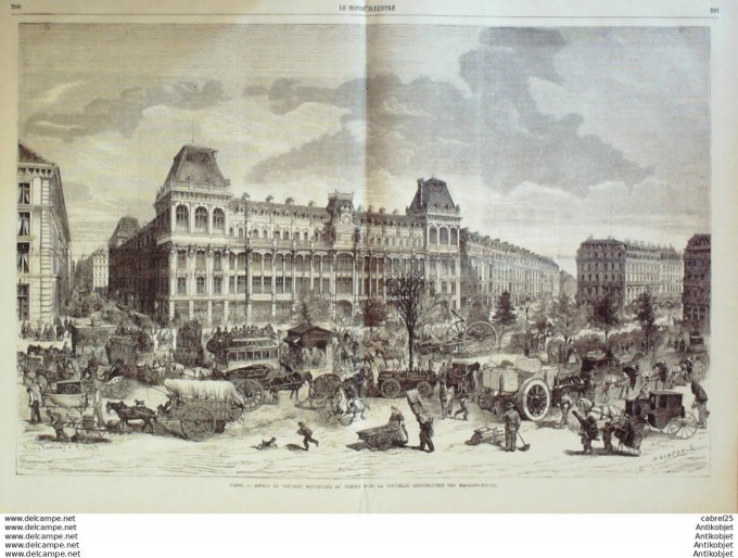 Le Monde illustré 1867 n°520 St Domingue Santo Domingo Italie Riva lac de Garde