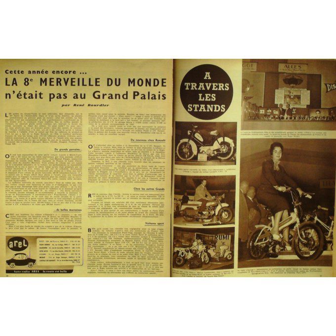 Miroir Sprint 1957 #  593 14 Oct Lassau Chiocca Marche Jonquet  Nepstadion Bobet Scoo