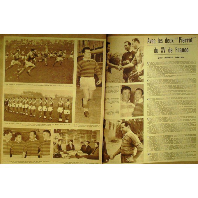Miroir Sprint 1957 #  593 14 Oct Lassau Chiocca Marche Jonquet  Nepstadion Bobet Scoo