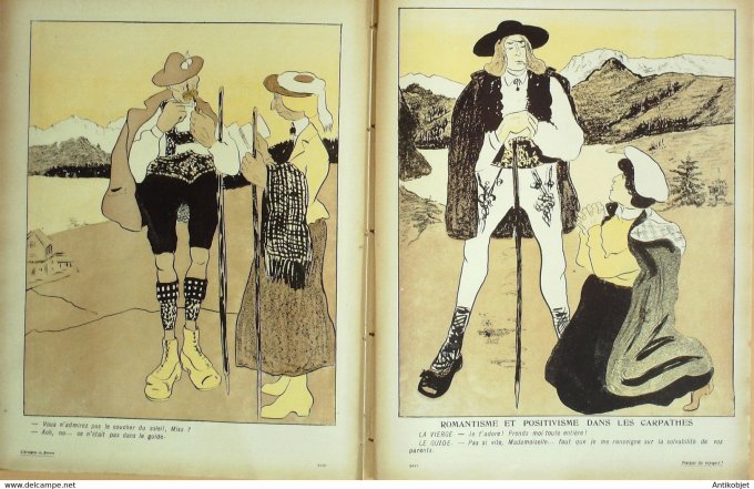 L'Assiette au beurre 1904 # 194 Pourquoi ils voyagent roi du Portugal Ostoya