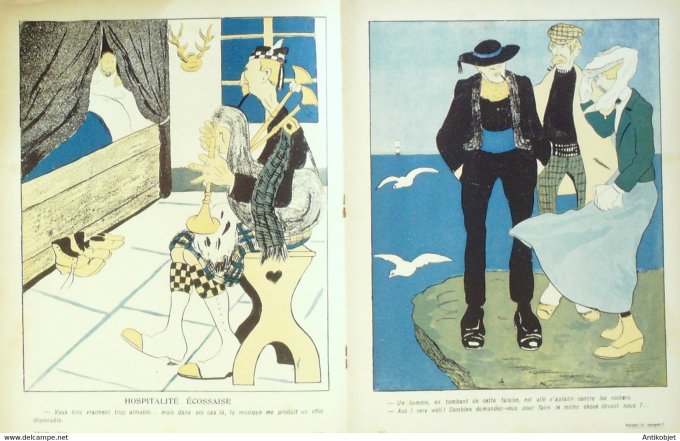 L'Assiette au beurre 1904 # 194 Pourquoi ils voyagent roi du Portugal Ostoya