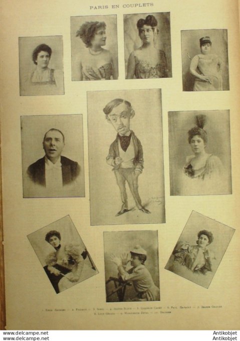 Gil Blas 1896 n°24 Gaétan de MEAULNE Léon DELERUE Théodore BOTREL ROLAND de MARES