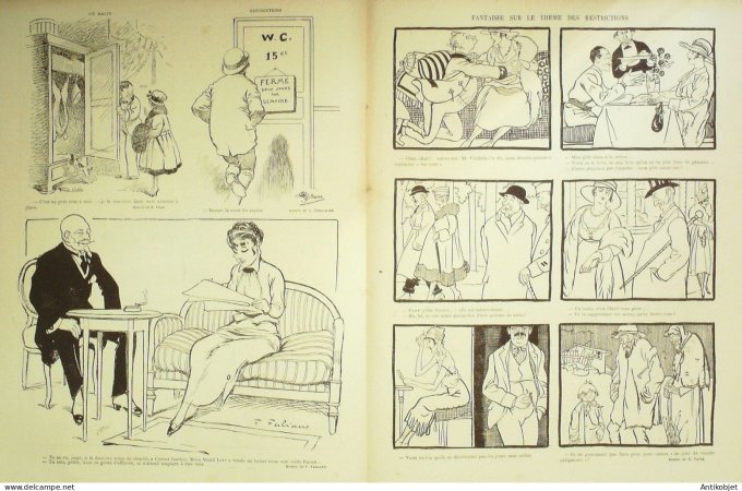 Le Rire Rouge 1917-05-19 # 131 Journal humoristique Ed.Originale Plaisirs Atheniens
