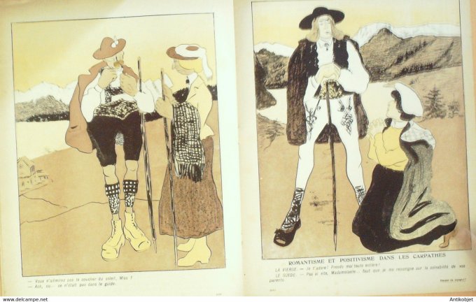 L'Assiette au beurre 1904 # 194 Pourquoi ils voyagent roi du Portugal Ostoya