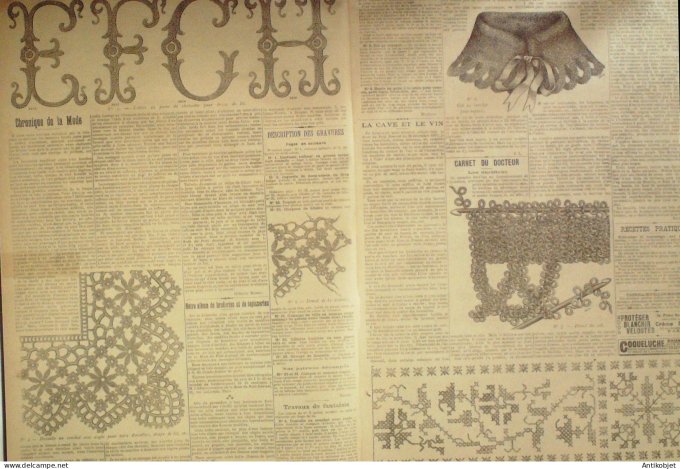 La Mode du Petit journal 1898 n° 07 Robes Princesse & Toilettes de visites