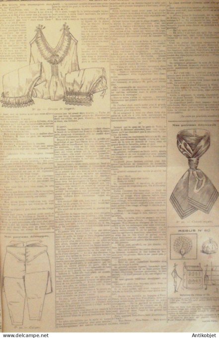 La Mode du Petit journal 1898 n° 07 Robes Princesse & Toilettes de visites