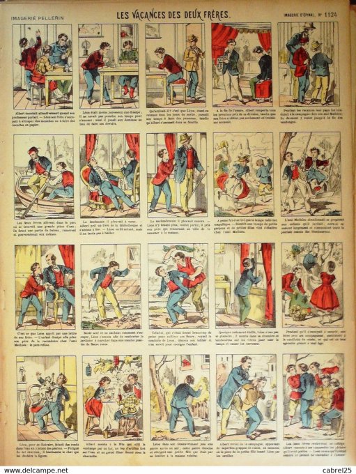 Les Vacances Des Deux Freres (Pellerin d'epinal)