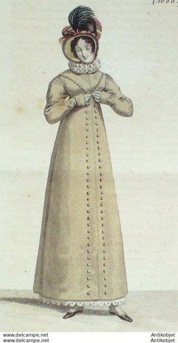Costume Parisien 1817 # 1688 Redingote de drap