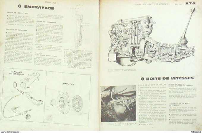 Revue Tech. Automobile 1967 n°259 Fiat 124