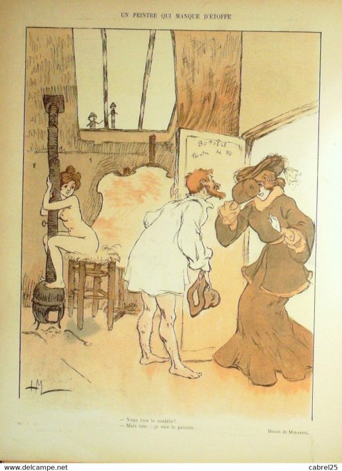 Le Rire 1904 n° 60 Cardona Huard Léandre Mirande Guydo Roubille IRI