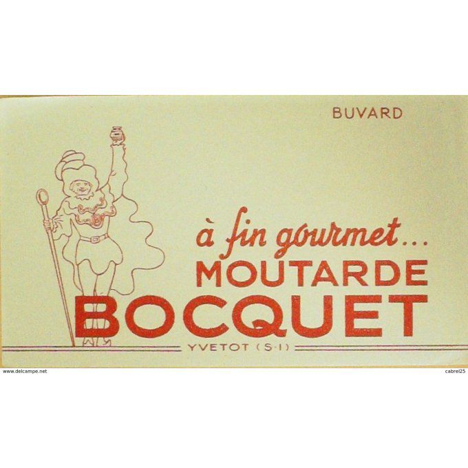 Buvard BOCQUET Moutarde