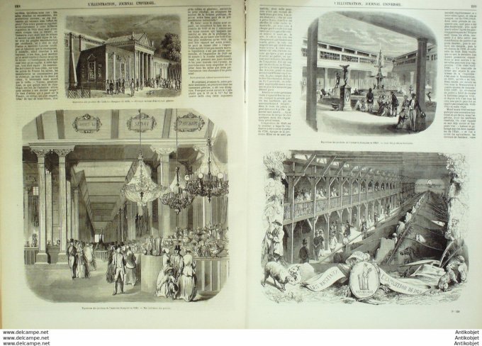 L'Illustration 1849 n°328 Russie MOSCOU KremlinFg PATROKKA expédition navale Sir FRANKLIN