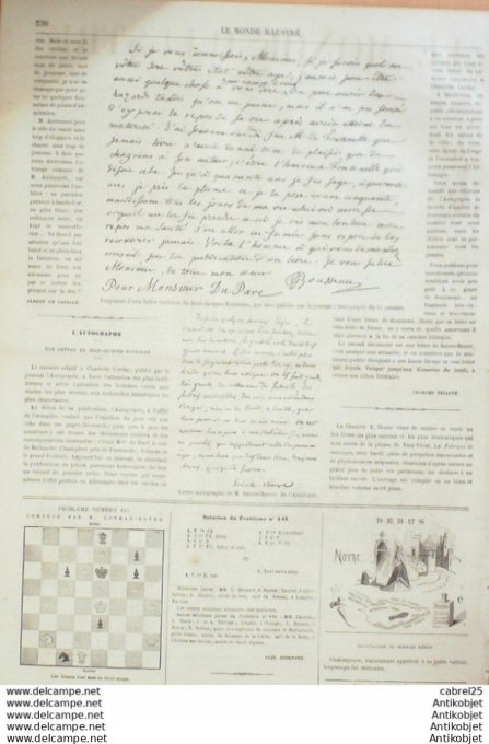 Le Monde illustré 1864 n°392 Nice (06) Algérie Oran Turquie Constantinople Bayonne (64) Usa Petersbu
