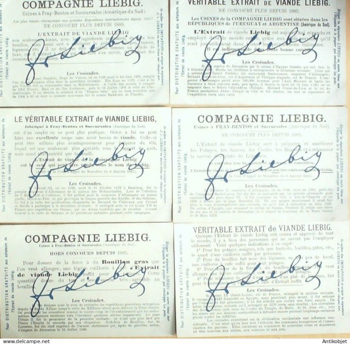 Chromo Liebig Sang  811 Croisades (1905)