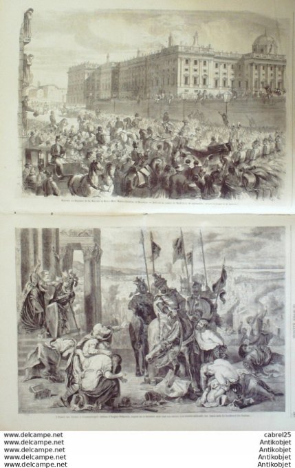 Le Monde illustré 1864 n°392 Nice (06) Algérie Oran Turquie Constantinople Bayonne (64) Usa Petersbu