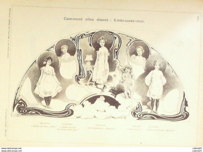 Le Frou Frou 1901 n° 60 SOMMONAIRE HAMI MISTI BOUTEZ BERTRAND PATITJEAN GERBAULT