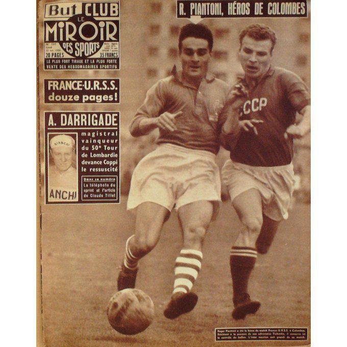 Miroir des Sports 1956 n° 597 22/10 TOUR LOMBARDIE FRANCE RUSSIE DARRIGADE BRETO