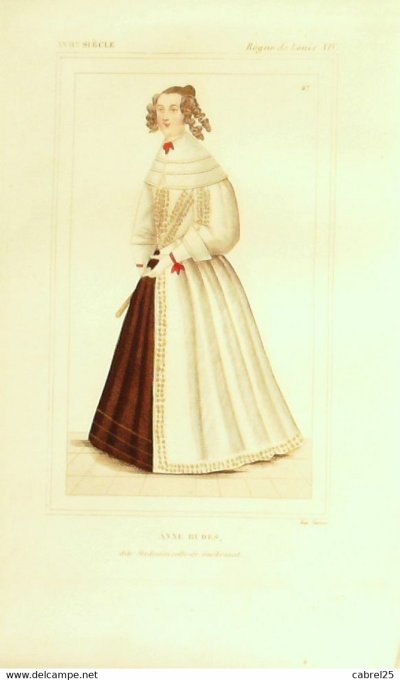 Budes Anne Dite Mle De Guebriant 17ème Louis Xiv