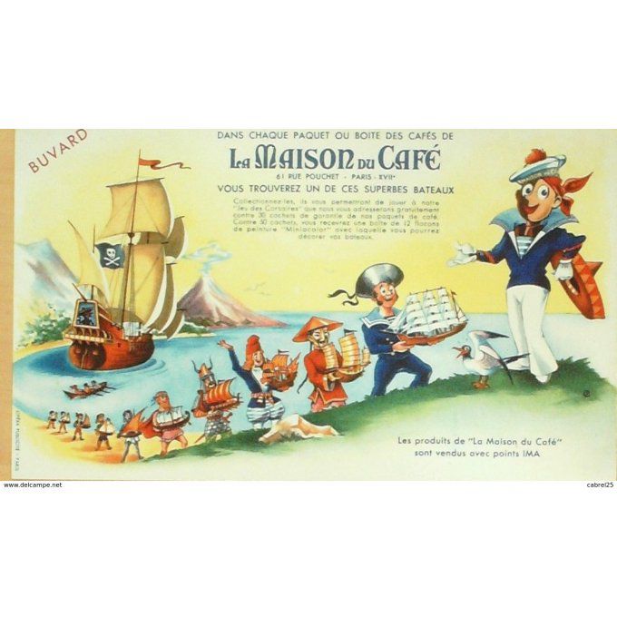 Buvard LA MAISON du CAFE