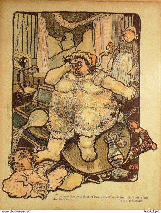 Le Rire 1900-01-27 # 273 Journal humoristique Ed.Originale Palme a Kademik
