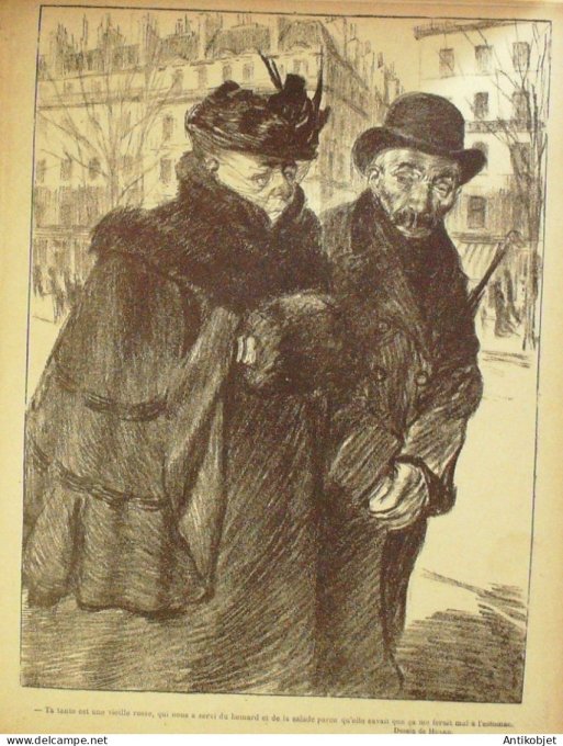 Le Rire 1900-01-27 # 273 Journal humoristique Ed.Originale Palme a Kademik