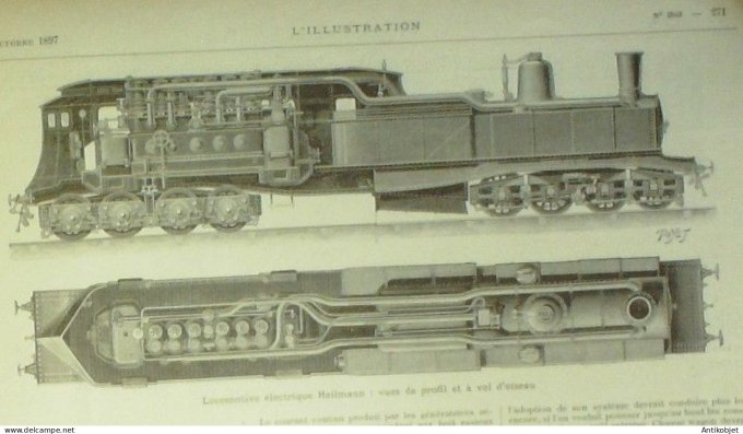 L'illustration 1897 n°2849 Russie Vélocipèdes Béneauville (14) Espagne Escorca Lluch Loco Helmann Ré