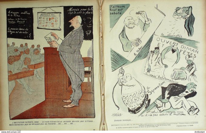 L'Assiette au beurre 1907 # 321 Le sabotage Grandjouan