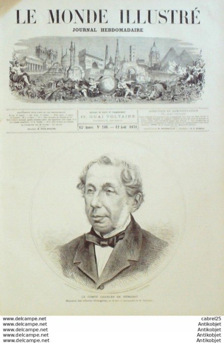 Le Monde illustré 1871 n°748 Guadeloupe Pointe-à-Pitre Macon (71)