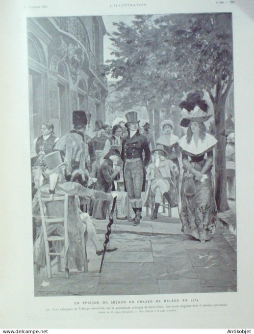 L'illustration 1905 n°3269 Compiègne (60) Duchesse Talleyrand Madrid Loubet Don Quichotte Bulgarie P