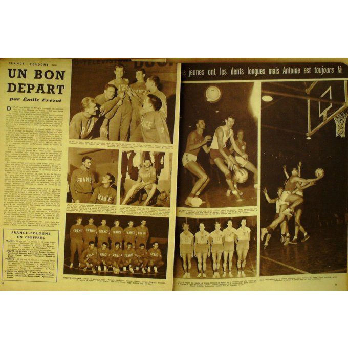 Miroir Sprint 1957 #  599 25 Nov Barta Li Coppi France Pologne Douis Anquetil De Gros