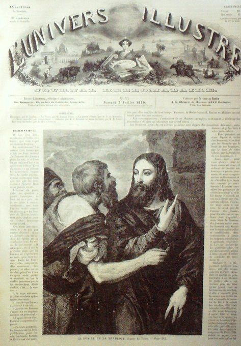 L'Univers illustré 1859 #  59 'île de Wight Château d'Osborne Bagnoles (61) St-Christau 