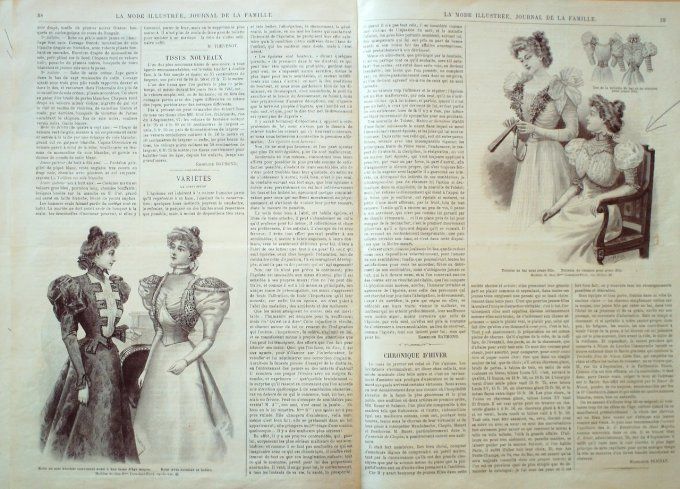 Journal Mode illustrée 1897 #  6 Toilette de voyage