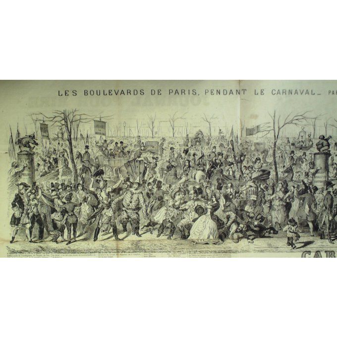Le Journal pour RIRE 1848 n° 05 CARNAVAL à PARIS AUBERT ADAM BELIN VERNIER FOREST