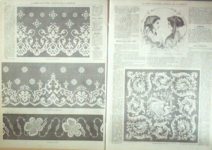 Journal Mode illustrée 1869 #  5 Toilettes de bal
