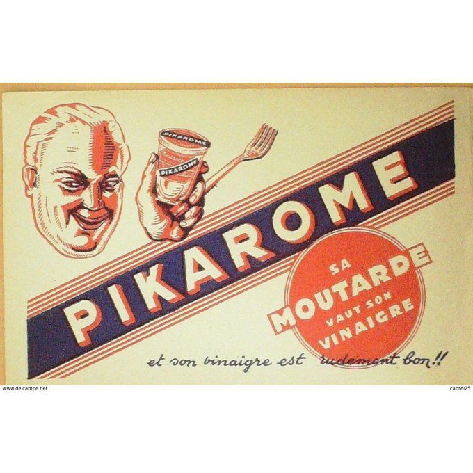 Buvard PIKAROME Moutarde