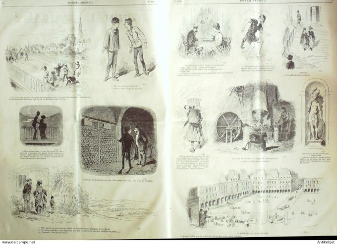 Le Journal Amusant 1874 #  909 Les Ardennes francaises par Stop