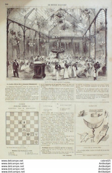 Le Monde illustré 1864 n°394 Algérie Oran Oued Dermel Rouen(76) Saint Maur (94)