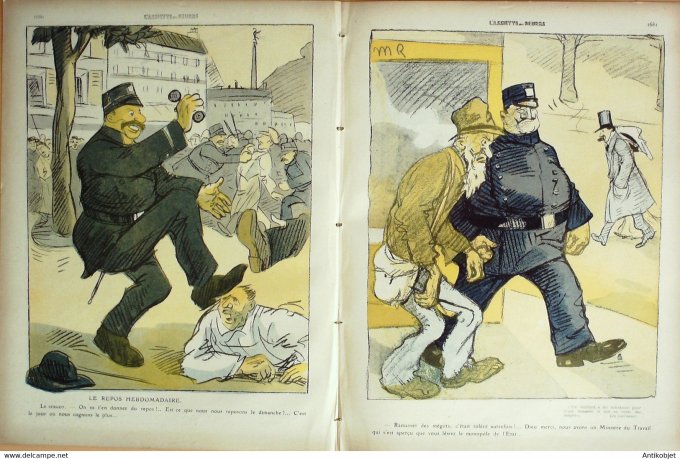 L'Assiette au beurre 1910 # 468 Les Réformes du Travail Radiguet bMaurice