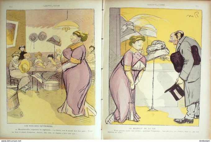 L'Assiette au beurre 1910 # 468 Les Réformes du Travail Radiguet bMaurice