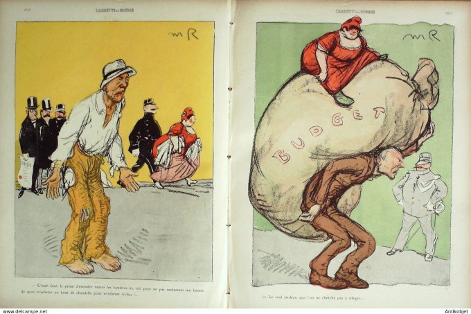 L'Assiette au beurre 1910 # 468 Les Réformes du Travail Radiguet bMaurice