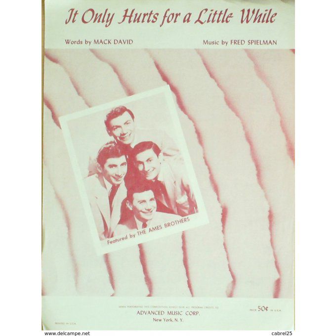 The Ames Brothers It Only Hurts For A Little While 1956